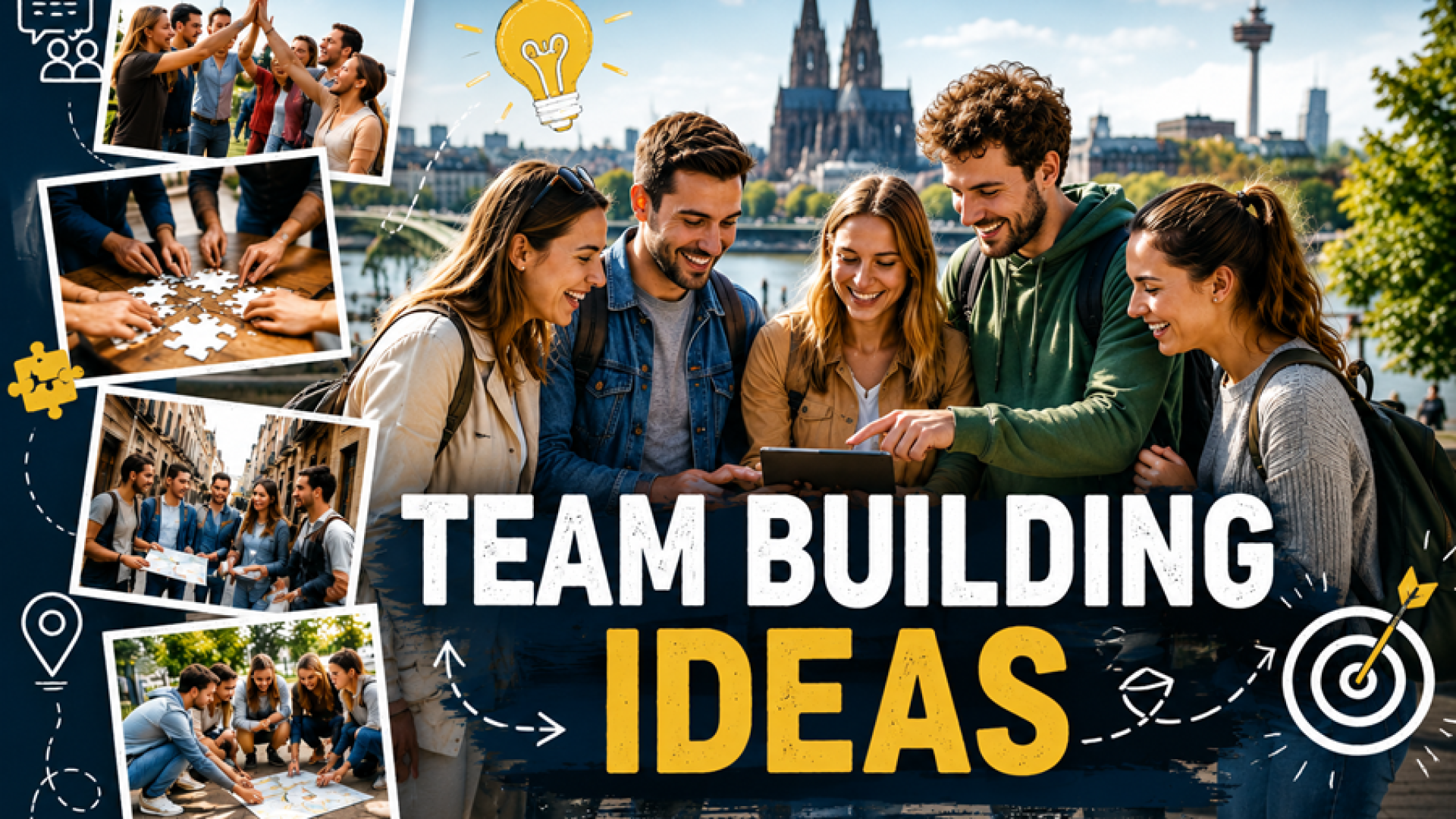 Team Building Ideas – Team Solves Puzzles Together in the City